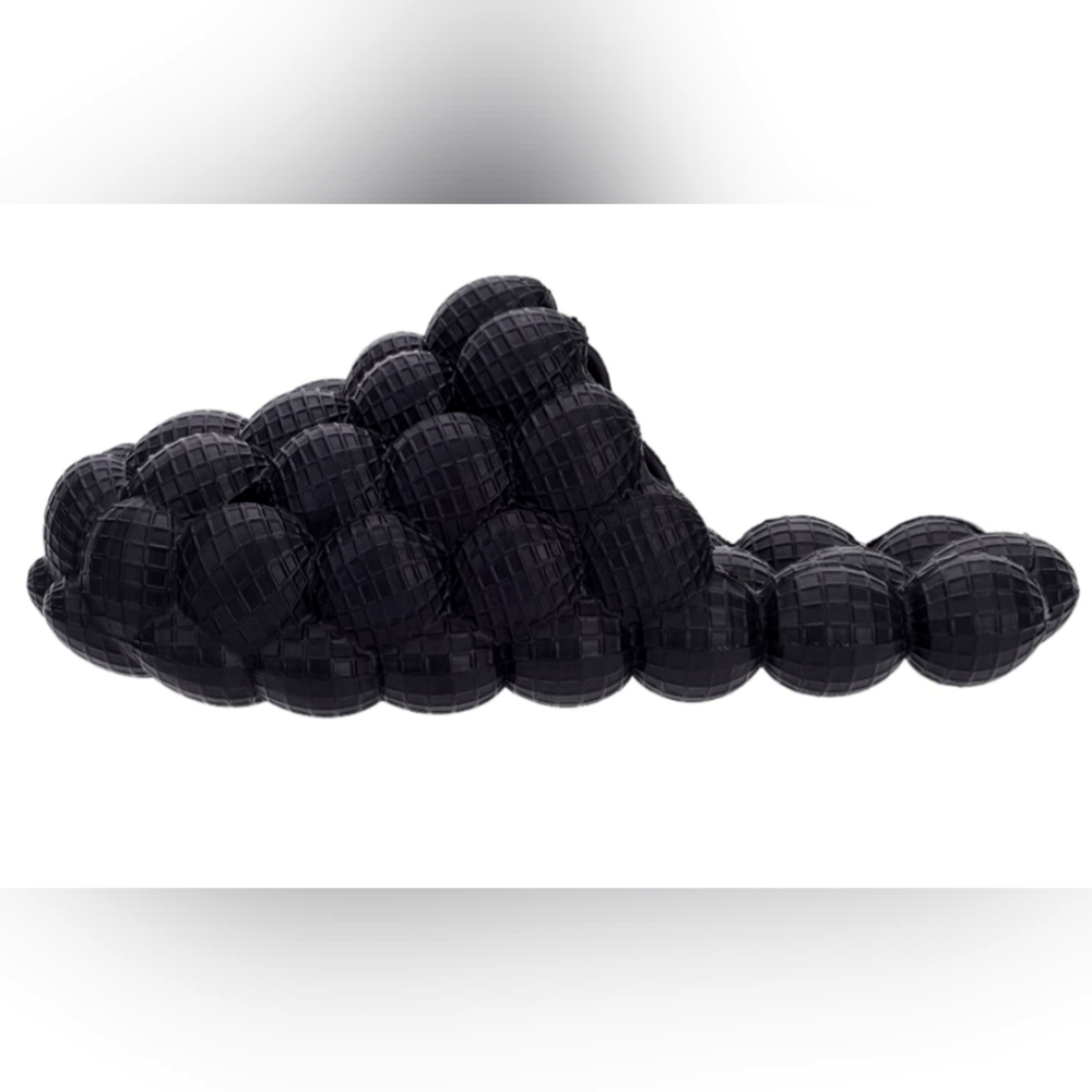 Black bubble shoes